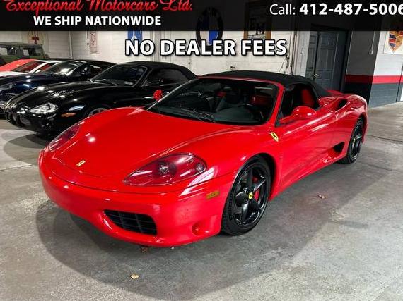 FERRARI 360 SPIDER 2004 ZFFYT53A240135628 image FERRARI 360 SPIDER 2004 ZFFYT53A240135628 image